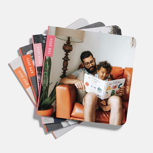 14 cover options, including vivid rainbow and solid colors