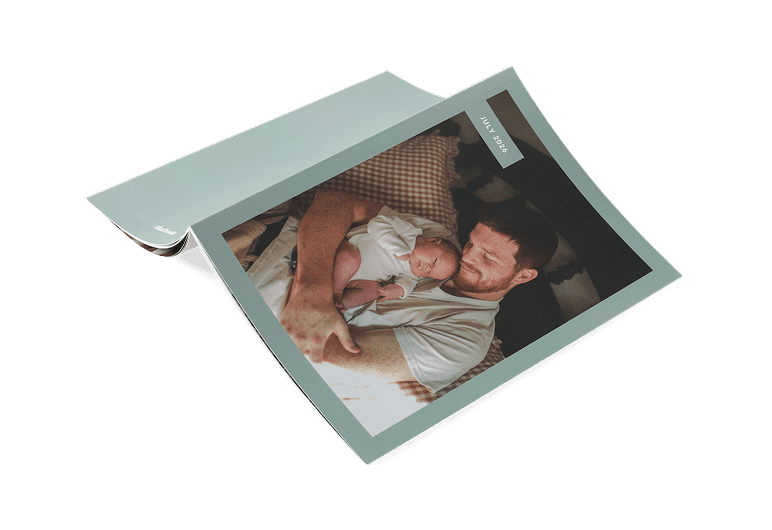 Chatbooks open photo book