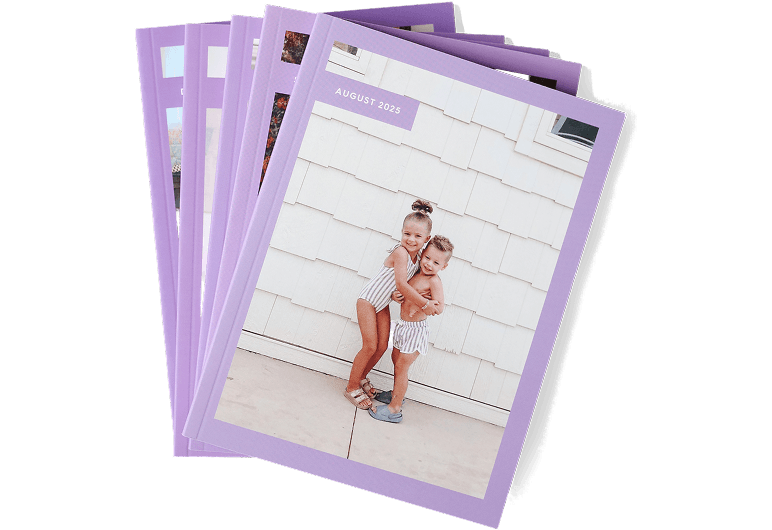 Chatbooks open photo book