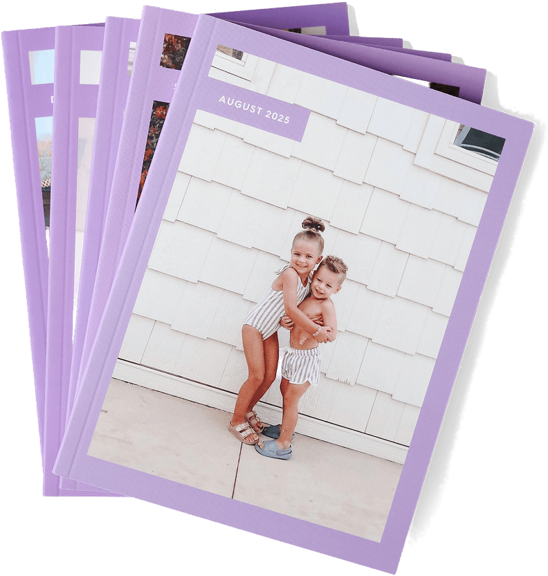 Chatbooks open photo book