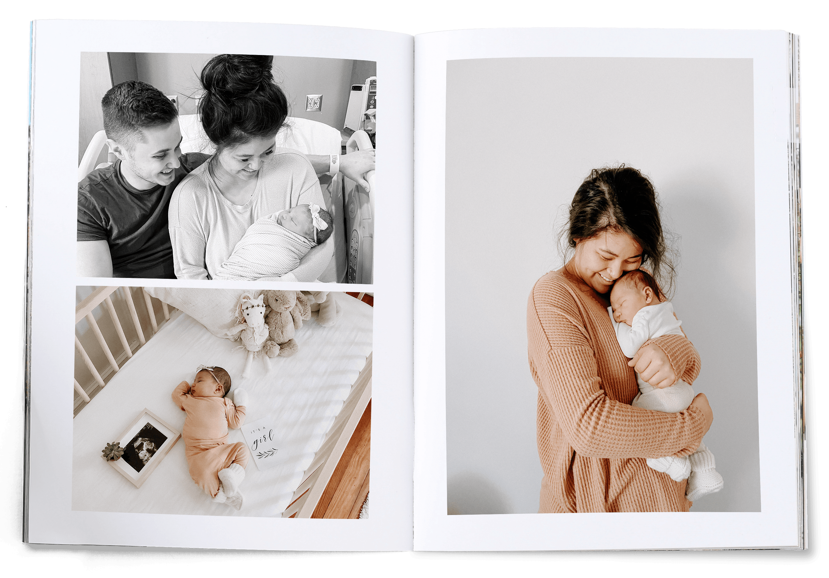 Chatbooks open photo book