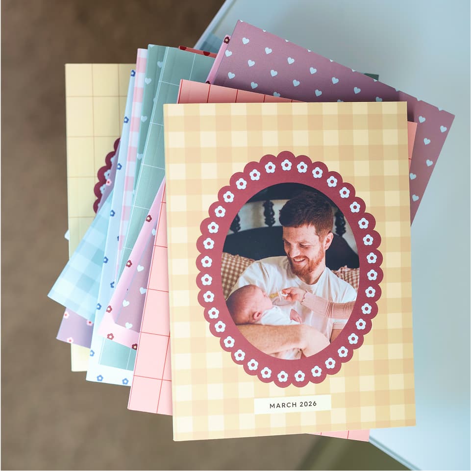 Receive a monthly photo book—and collect a whole year!