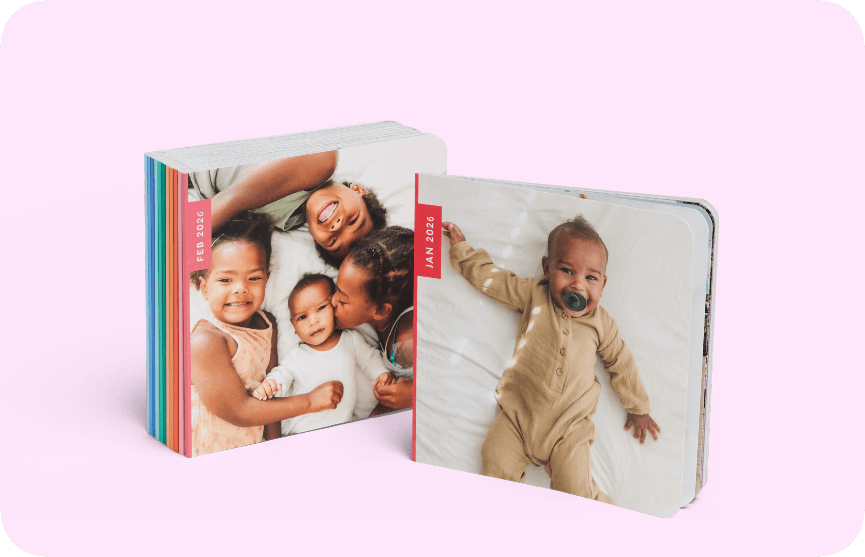 Spread of Monthly Minis books